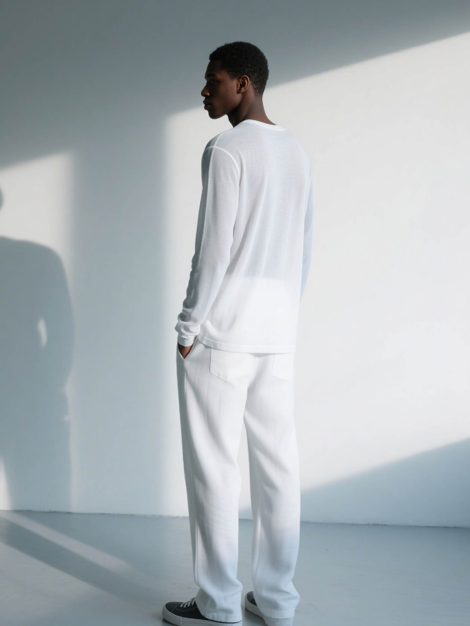 Zen 100% Silk Long Sleeve Top for Men